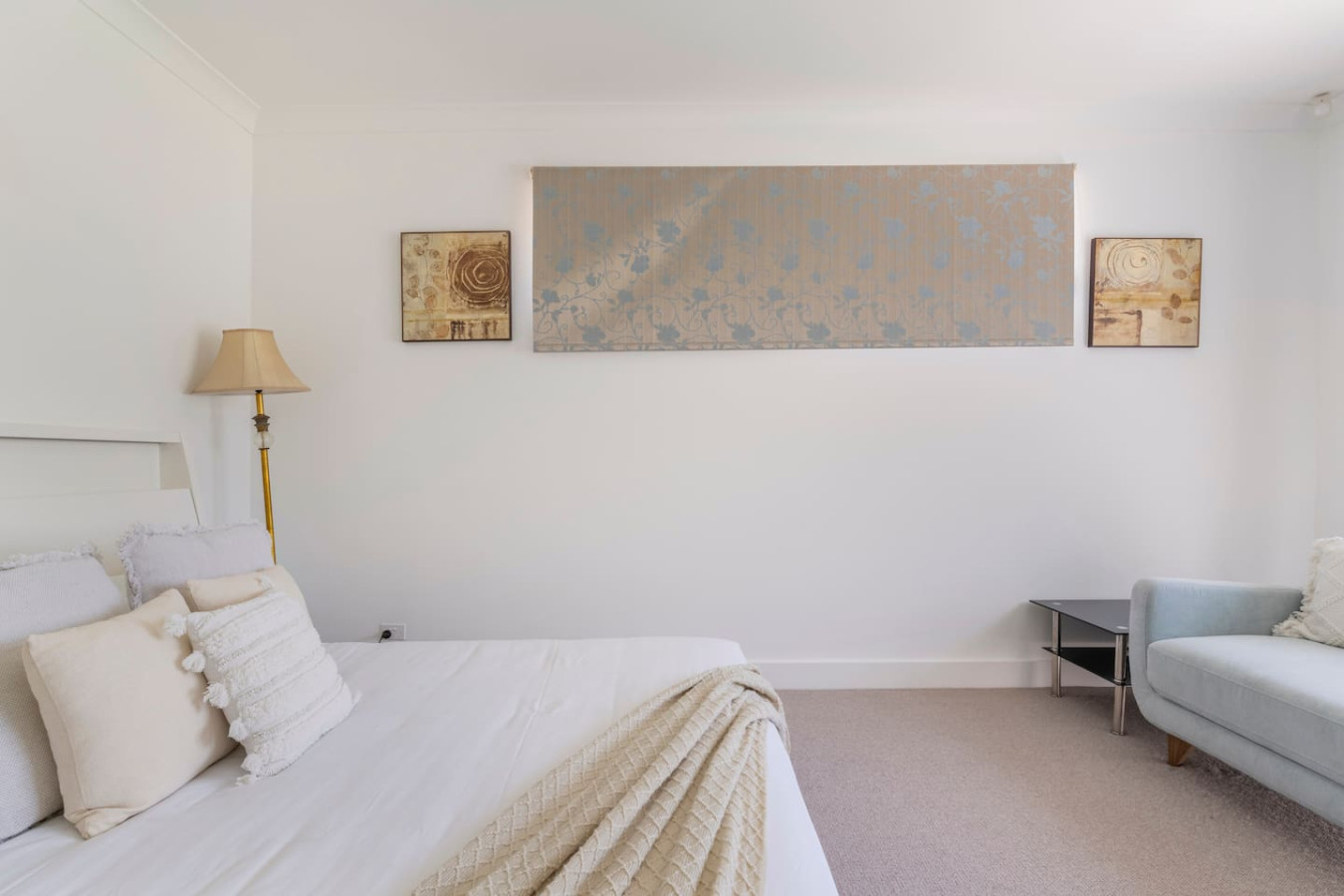 Adelaide Airbnb living room after Host Solutions styling and professional photography